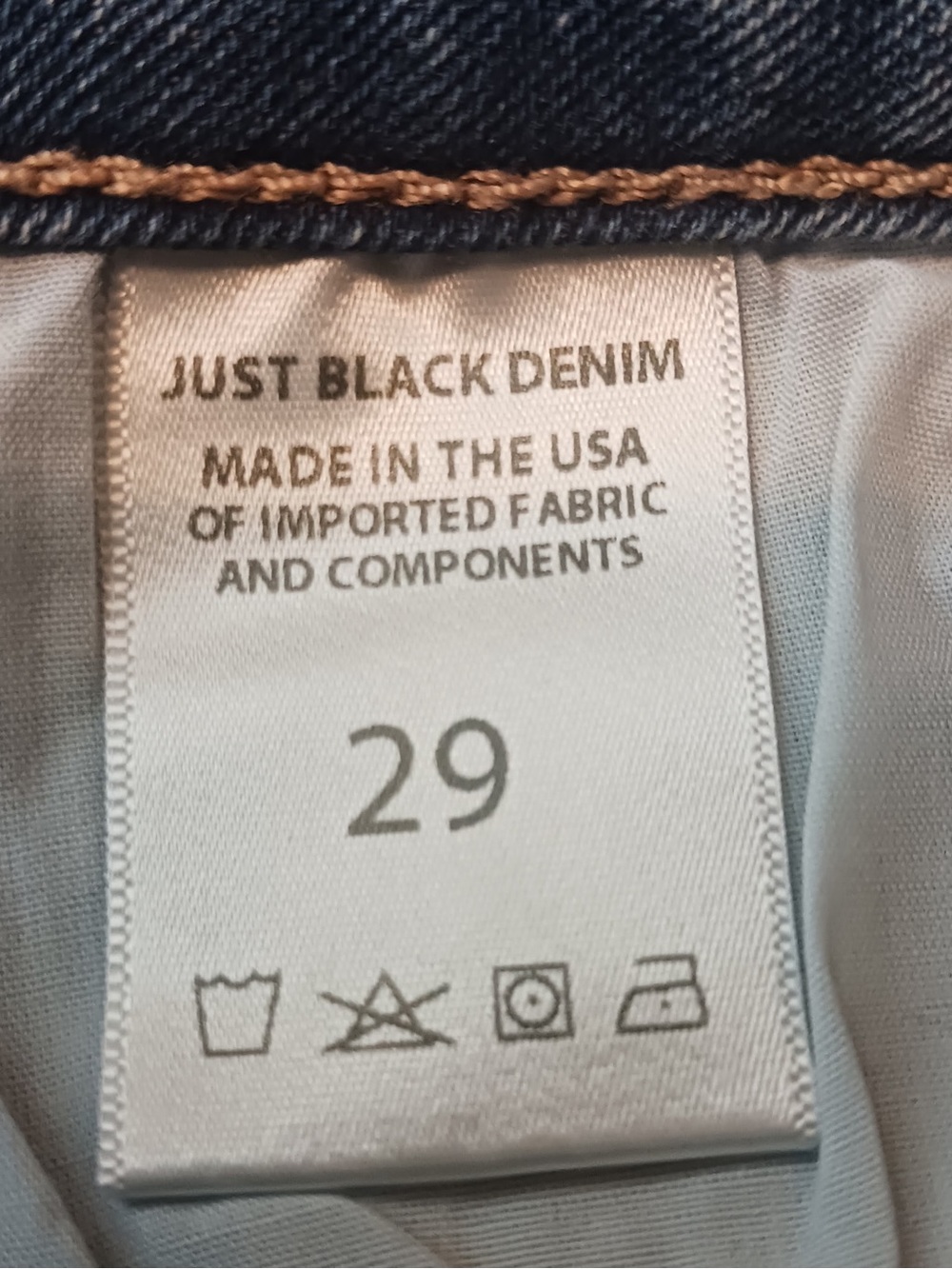 Just Black Denim Jeans/Just Black Denim Ripped Frayed Hem Skinny Jean - Picture 8 of 9